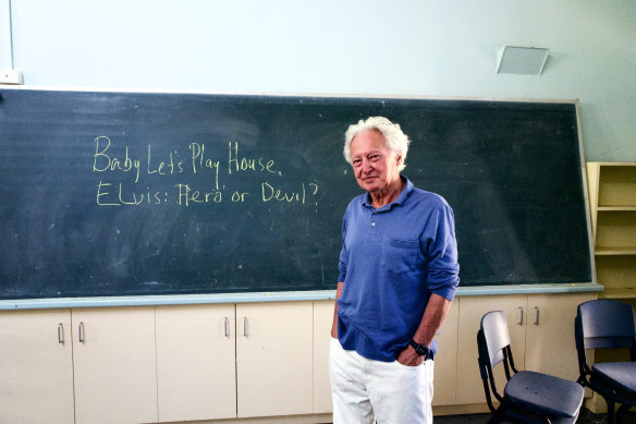 Gaita visits his old school, Baringhup Primary. He recalls his first sexual awakening, aged about 10, while listening to Elvis’ Baby Let’s Play House. 