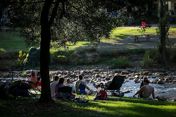 While holidaymakers enjoy a warm Easter Sunday in Bright, locals are left with more questions than answers surrounding Dezi Freeman.