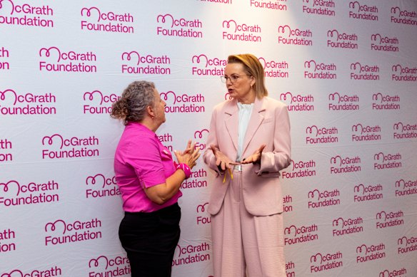 Opposition Leader Sussan Ley at the high tea.