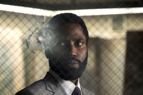 John David Washington faces an apocalyptic threat in Tenet.