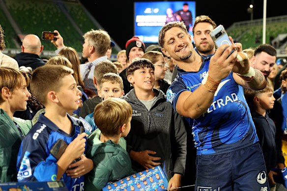 Former NRL Zac Lomax star has helped to drive crowds in Perth for the Force