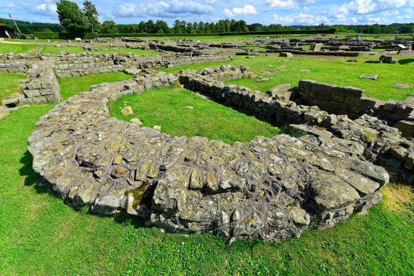 Corbridge Ancient Roman Fort, Hadrian’s Wall, Northumberland.