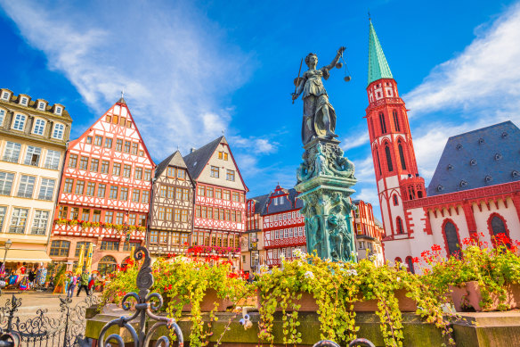 The German city of Frankfurt has one of Europe’s premier art precincts along the Main River.