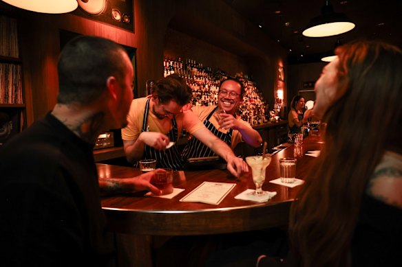 Silver’s Motel co-owners Tynan Sidhu and Chiem. 