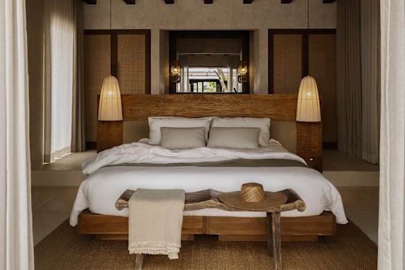 A los viajeros les gusta invertir en paz y tranquilidad: en una suite del Mana Sanctuary Bali.