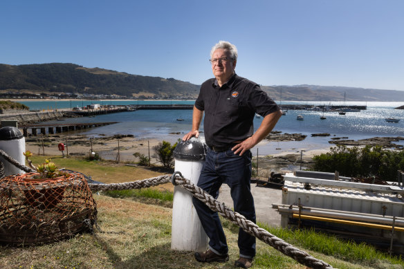 Apollo Bay Fishermen’s Co-op general manager Alan Nicholls. 