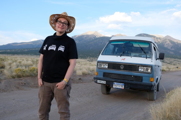 Sue Perkins in her Big American Road Trip.