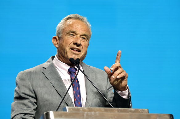 Independent presidential candidate Robert F. Kennedy Jr.