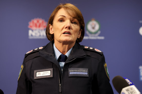 Police Commissioner Karen Webb.