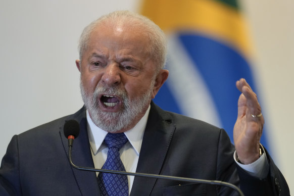 Brazilian President Luiz Inacio Lula da Silva.