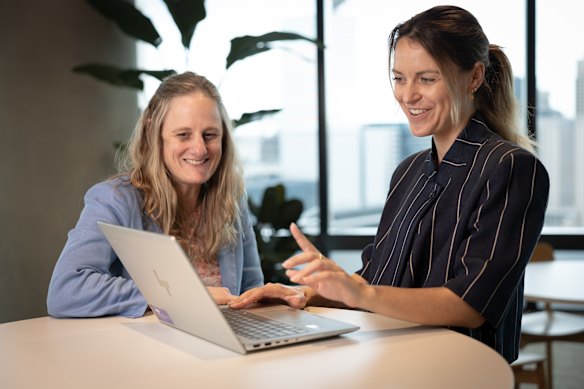KPMG partner Jackie Shelton and AI and digital solutions manager Linda Aulbach said neither of them wanted to stop the reverse mentoring program that they joined earlier this year.