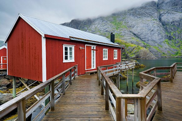 Nusfjord’s fishing cabins have been given a luxurious makeover.