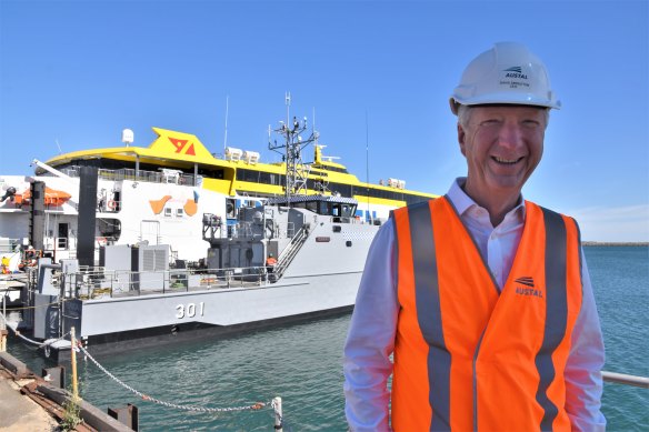 Austal's outgoing chief executive David Singleton.