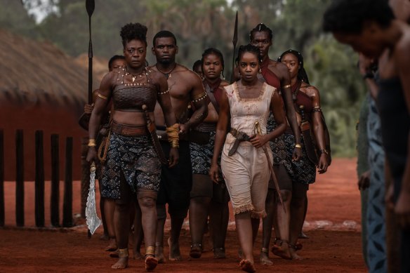 The Woman King was shot in Africa, which became another character in the film, says Viola Davis.