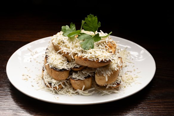 Nafora grilled bread.