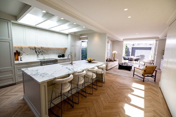 The couple are proud the home’s timeless elegance and styling.