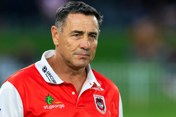 Dragons coach Shane Flanagan.