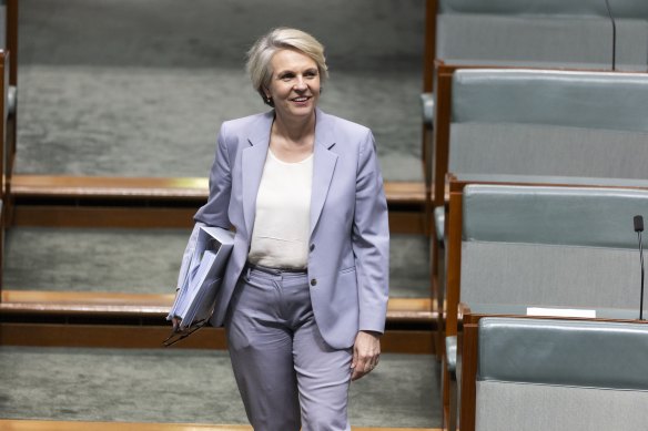 Minister for the Environment and Water Tanya Plibersek.