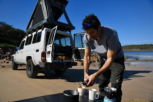 Michael Atkinson, aka Outback Mike, is a former airforce pilot and camping enthusiast who led a campaign against proposed changes to camping fees.