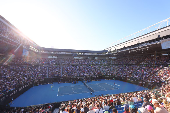 The world’s best tennis players will battle it out on Rod Laver Arena.