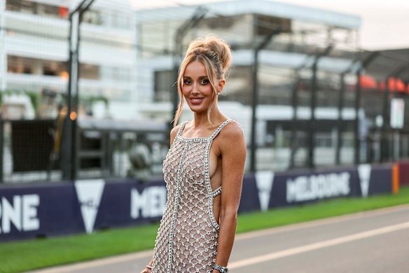 Bec Judd at Glamour on the Grid.