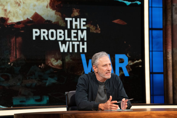 The Problem with Jon Stewart, the comedian’s first TV show since he left The Daily Show in 2015, is airing on Apple TV+.