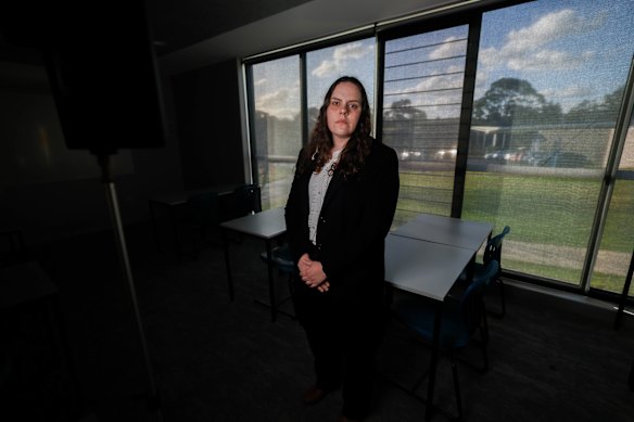 Sarah Perry is a Holocaust educator at Heritage College in Officer and runs six weeks of Holocaust education.