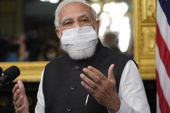 India’s Prime Minister Narendra Modi will oversee the Quad’s vaccine diplomacy as his nation will produce the bulk of the jabs. 