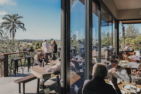 The deck of the Milton Hotel.