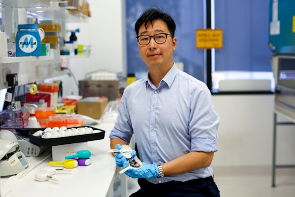 Dr Jerry Zhou said many patients see treatment as ‘inconvenient, uncomfortable’ and ‘a bit embarrassing’.
