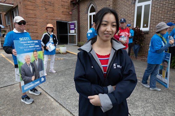 Shannon Ting is voting Greens. 
