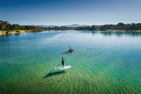 Urunga Lagoon … this beach playground is still relatively new.