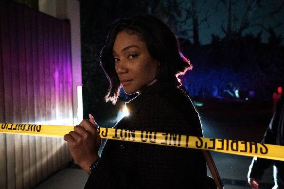Tiffany Haddish plays Danner, a detective investigating Xavier’s (Dave Franco) murder in Apple TV+’s The Afterparty.