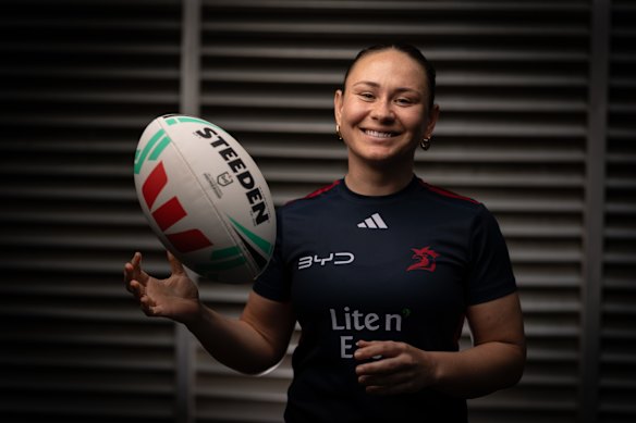 Roosters hooker Keeley Nizza.
