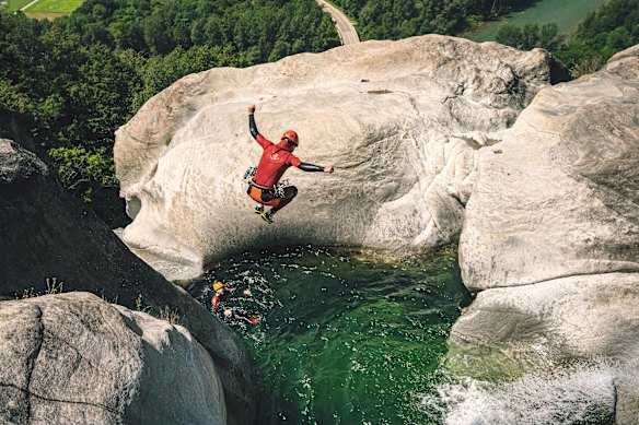 Canyoning, for an adrenaline rush.