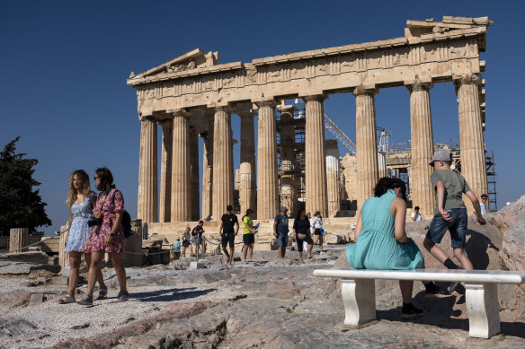 The Greek economy looks especially vulnerable to rising interest rates. 