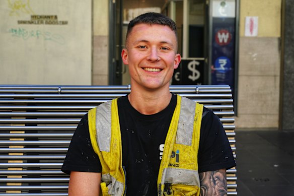 Plumber Tom Chambers, 26, said he was not interested in politics.