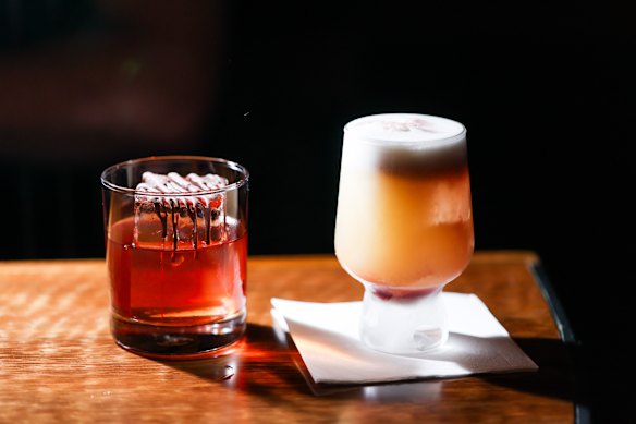 The Ice Magic Old Fashioned and the Marigold Rush.