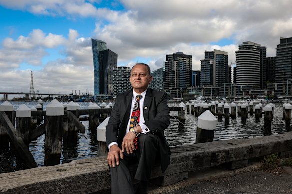 Vasan Srinivasan, president of the Federation of Indian Associations in Victoria, backs the creation of a Little India precinct in the Docklands.