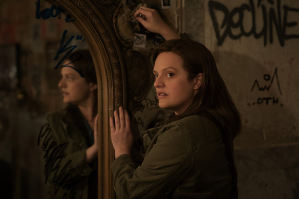 Elisabeth Moss as aspiring reporter Kirby Mazrachi in Shining Girls.