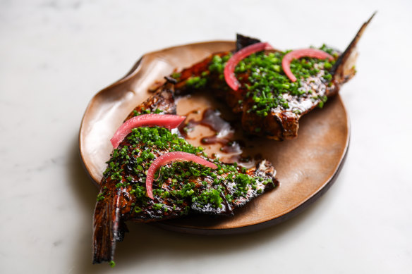 Go-to dish: Toyomansi market fish collar, $24 for two.