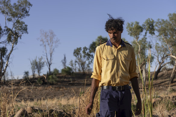 Christopher 'Burra' McHughes is team leader of one of NSW's first Indigenous fire crews.