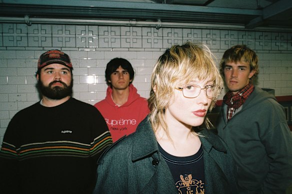 Local breakout indie rockers Swapmeet.