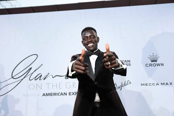 Australian Olympian Peter Bol was among the guests.