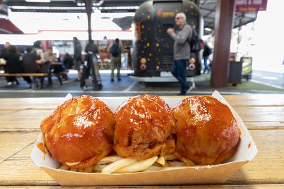 The “soggy burger” at Sosmos could spark Melbourne’s next burger craze.