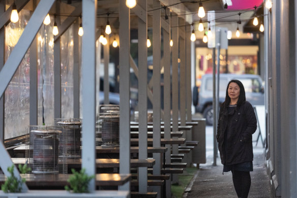 Susan Louey wants the outdoor dining to be removed from Eastbourne Street.