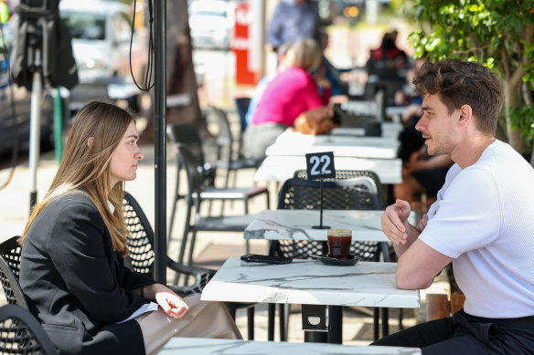 WAtoday journalist Jesinta Burton talking to Revo founder Andrew Holder.