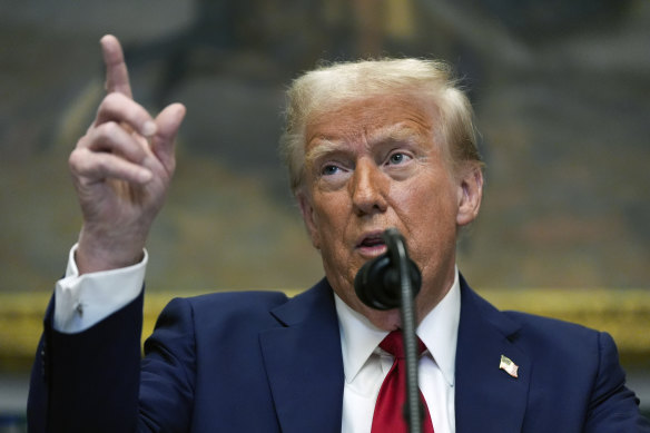 President Donald Trump is said to have become aggressive during last week’s phone conversation.