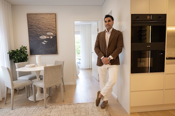 Shafiq Lalj said the apartment needed a full renovation but, in a small block or nine, getting strata approval was a straightforward process.