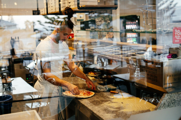Maestro Pizza in North Beach.